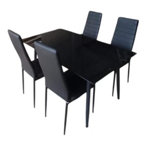 Meja Makan Kaca Impor Murah / Meja Makan Restoran Minimalis 4 Kursi