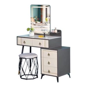 Meja Rias Lampu LED Impor / Meja Make Up MUA Lampu LED Tilly Importa